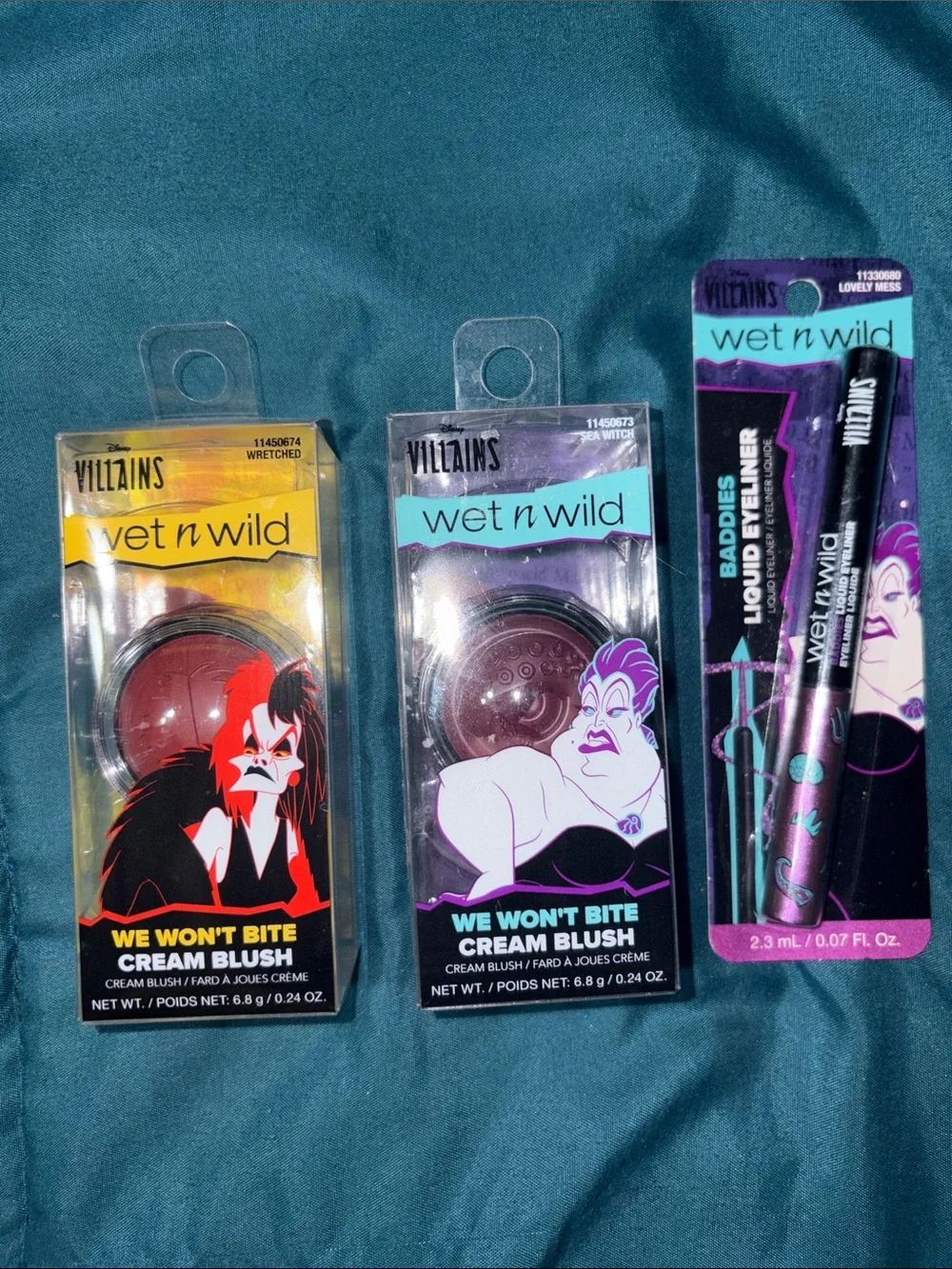 Wet n Wild Disney Villains 2 - Cream Blush Duo & Liquid Eyeliner